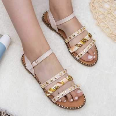 Sandały damskie 7A8672.BEIGE (36/41,12par)