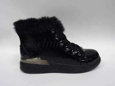 Botki damskie ocieplane 7A3700-10.BLACK (36/41,12par)