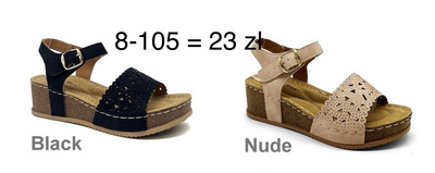 Sandały damskie 8-105.KOLORDOWYBORU (36/41,12par)