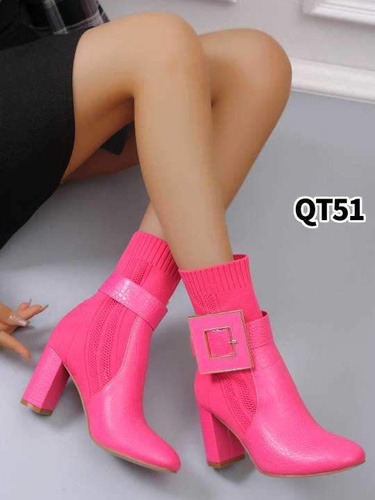 Botki damskie 7AQT51.FUSHIA (36/41,12par)