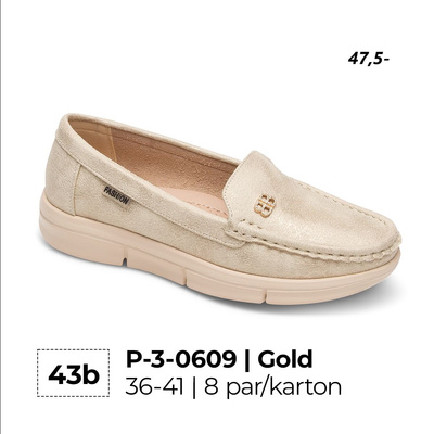 Półbuty damskie 3-0609.BEIGE (36/41,8par)