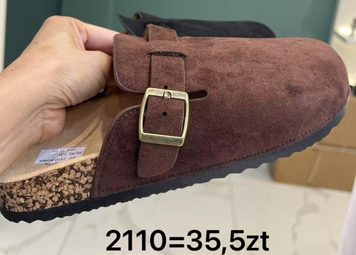 Klapki damskie 2110.KOLORDOWYBORU (36/41,12par)