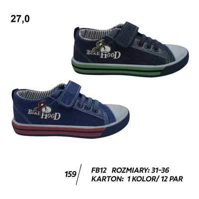Trampki chłopięce 5AFB12.NAVY, GREEN (31/36,12par)