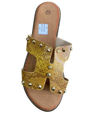 Klapki damskie  7A8230.YELLOW (36/41,12par)
