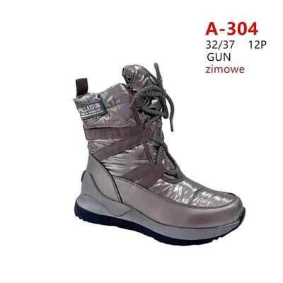 Botki dziewczęce 5AA-304.GUN (32/37,12par)