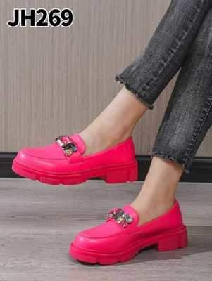 Półbuty damskie 7AJH269.FUSHIA (36/41,12par)