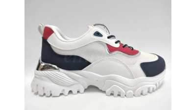 Buty sportowe damskie 7ABO-710.BLUE/RED (36/41,12par)