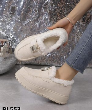 Botki damskie 7ABL553.BEIGE (36/41,12par)
