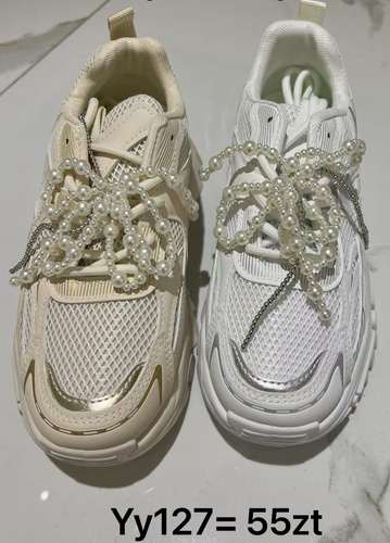 Buty sportowe damskie YY157.BEIGE (36/41,12par)