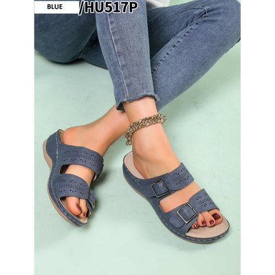 Klapki damskie HU517.BLUE (36/41,12par)