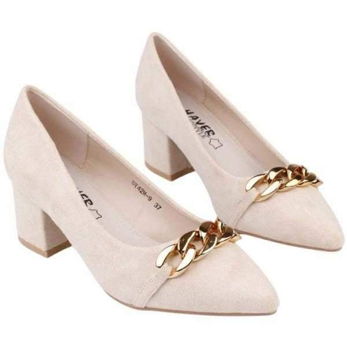 Czółenka damskie 7ASY42M-9.BEIGE (36/41,12par)