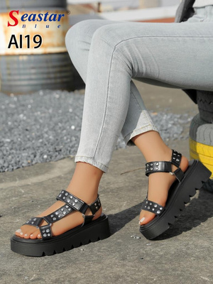 Sandały damskie AI19.BLACK (36/41,12par)