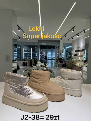 Botki damskie 7AJ2-38.GOLD (36/41,12par)