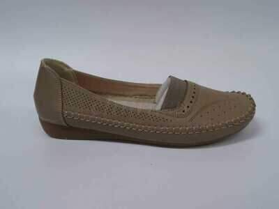 Balerinki damskie 7AS2202-5.KHAKI (36/41,12par)