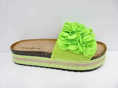 Klapki damskie 7ALS065.GREEN (36/41,12par)