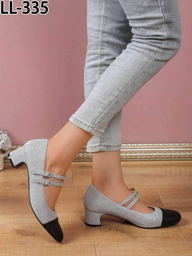 Czółenka damskie LL335.SILVER (36/41,12par)