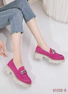 Półbuty damskie 7AC1232-5.FUSHIA  (36/41,12par)