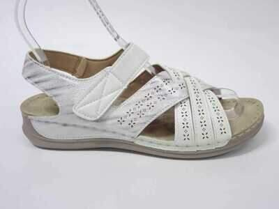 Sandały damskie 7A21337-8.WHITE (36/41,12par)