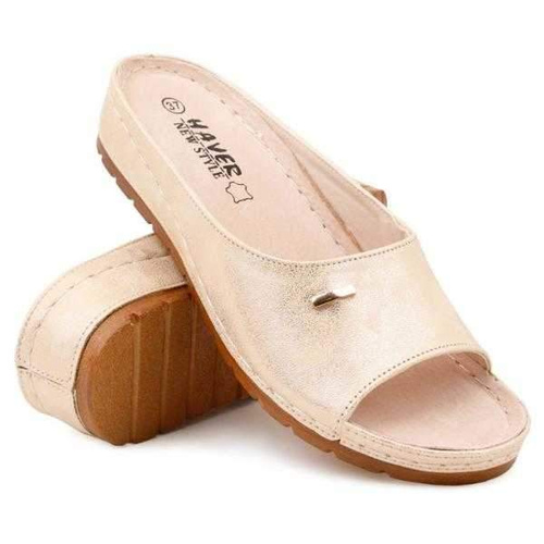 Klapki damskie DE912-9.GOLD (36/41,12par)