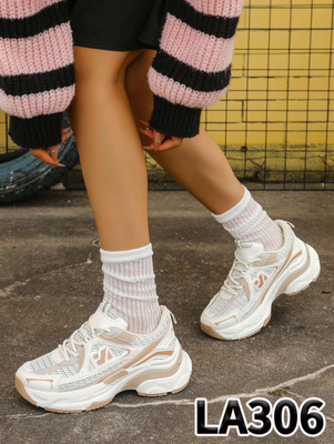 Buty sportowe damskie LA306.BEIGE (36/41,12par)