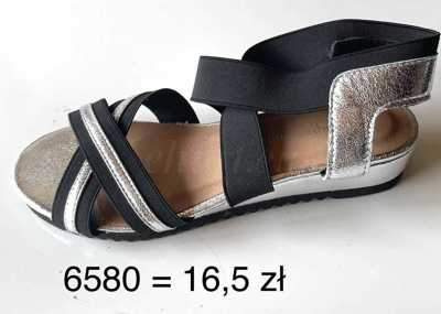 Sandały damskie 7A6580.BLACK (36/41,12par)