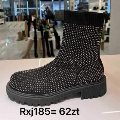 Botki damskie 7ARXJ185.BLACK (36/41,12par)