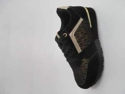 Buty sportowe damskie 7ABM02-5.BLACK/GOLD (36/41,12par)
