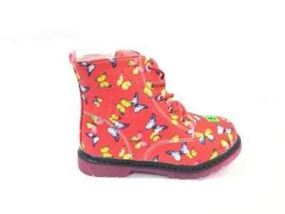 Botki dziewczęce 3ABP223D-7.RED (27/32,8par)
