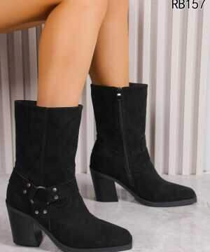 Botki damskie 7ARB157.BLACK (36/41,12par)