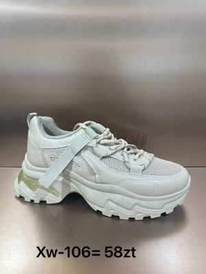 Buty sportowe damskie 7AXW-106.BEIGE (36/41,12par)