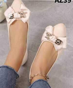 Balerinki damskie     7AZA39.BEIGE    (36/41,12par)