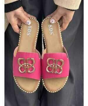 Klapki damskie  9755-PL.FUSHIA (36/41,12par)