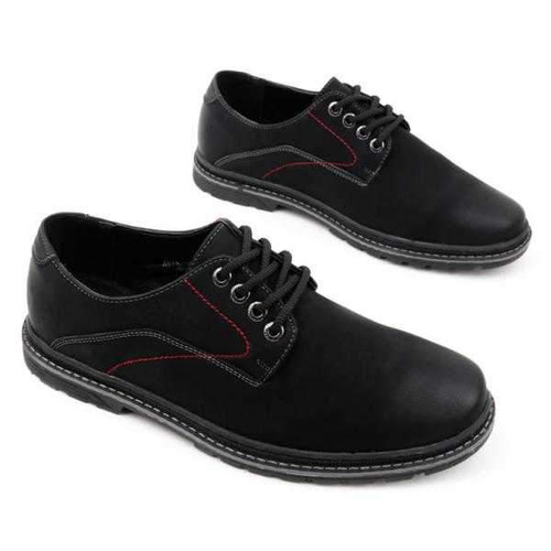 Półbuty męskie AB134-4.BLACK/RED (40/45,12par)