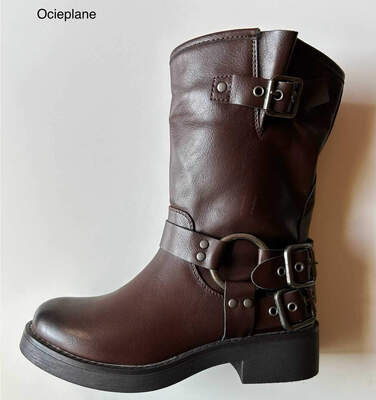 Botki damskie  7AHQ355.BROWN  (36/41,12par)