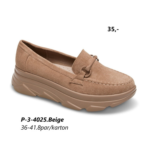 Półbuty damskie 3-4025.BEIGE (36/41,8par)