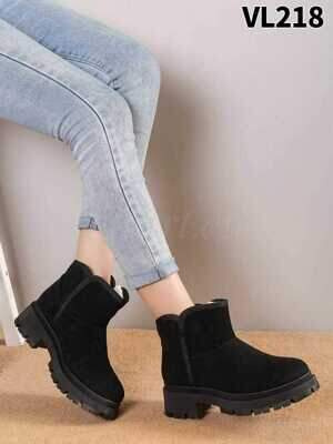 Botki damskie 7AVL218.BLACK (36/41,12par)