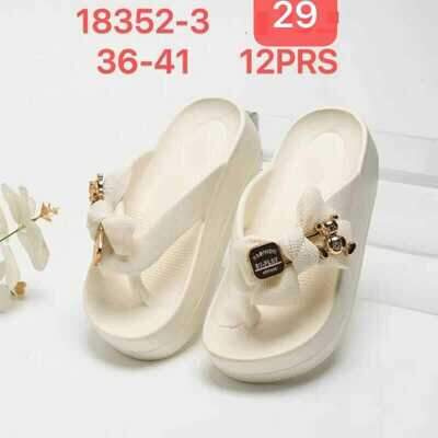 Klapki damskie 7A18352-3.WHITE (36/41,12par)