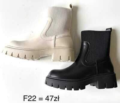 Botki damskie 7AF22.KOLORDOWYBORU (36/41,12par)
