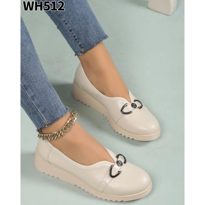 Mokasyny damskie WH512.BEIGE (36/41,12par)