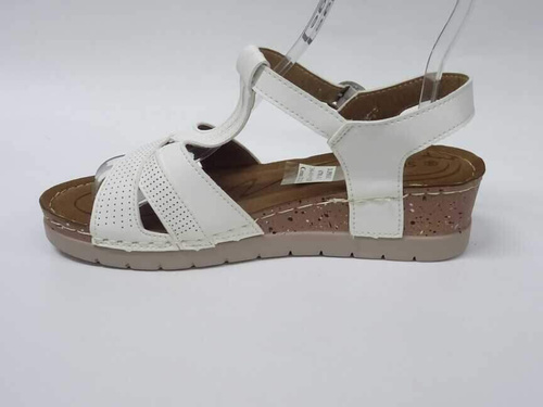 Sandały damskie 7A6781-2.WHITE (36/41,12par)
