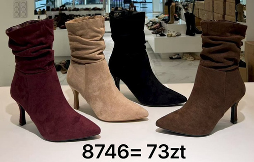 Botki damskie ocieplane 8746.KOLORDOWYBORU (36/41,12par)