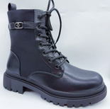 Botki damskie A865-1.BLACK Ocieplane (36/41,12par)