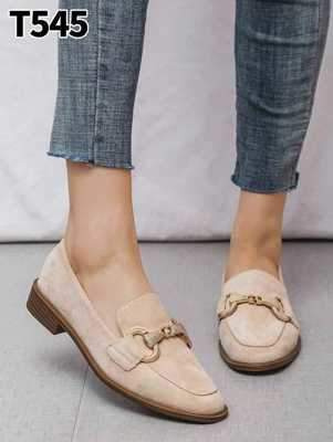 Balerinki damskie 7AT545.BEIGE (36/41,12par)