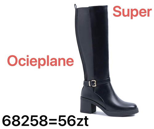 Kozaki damskie 68258.BLACK (36/41,12par)