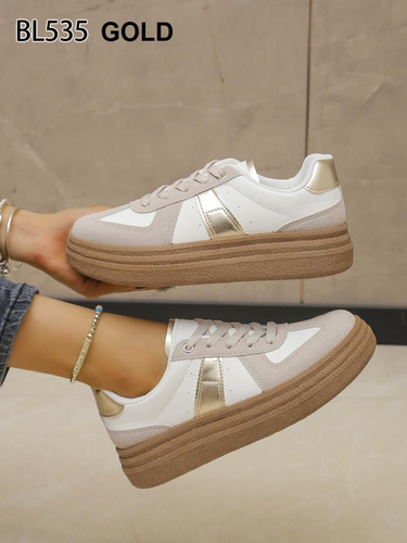 Buty sportowe damskie 7ABL535.GOLD (36/41,12par)