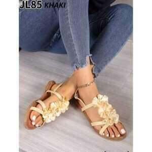 Sandały damskie   7AJL85.KHAKI  (36/41,12par)