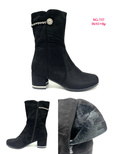 Botki damskie ocieplane 7ASG-737.BLACK (36/41,8par)