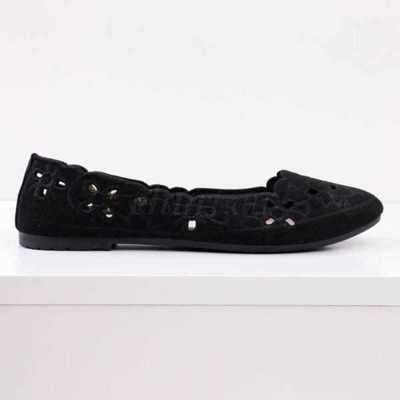 Balerinki damskie F20-1.BLACK (36/41,12par)