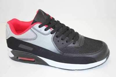 Buty sportowe męskie   9AM71D-25.BLACK/RED    (41/46,12par)