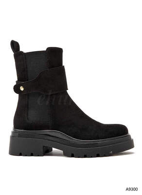 Botki damskie ocieplane A9300.BLACK (36/41,12par)